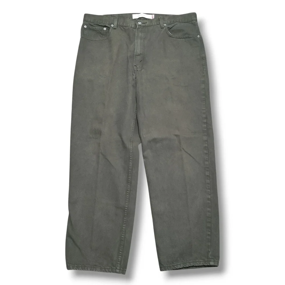 Vintage Levi's 550 Relaxed Fit Jeans Mens 33 x 30 Brown Denim Y2K